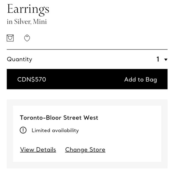 AUTHENTIC TIFFANY AND CO EARRINGS - Picture 3 of 5